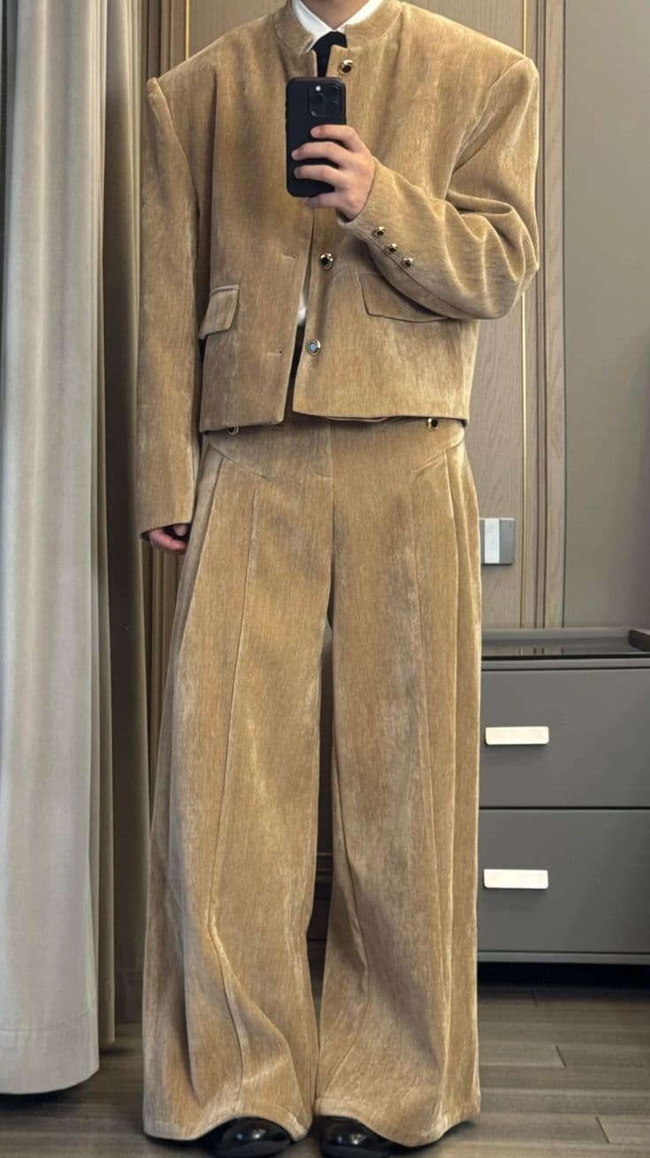 Golden Tan Suit